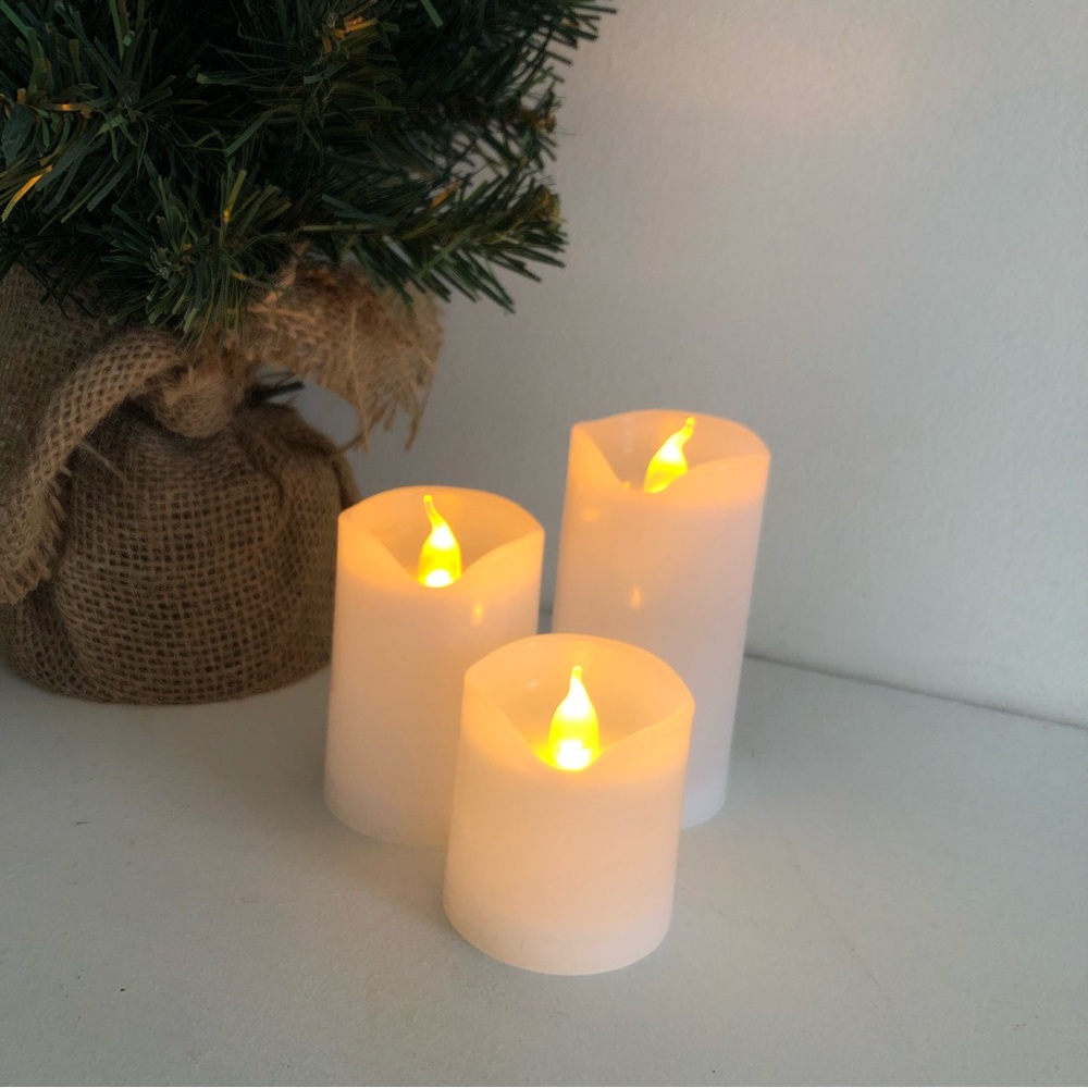 3 piece candle battery operated set